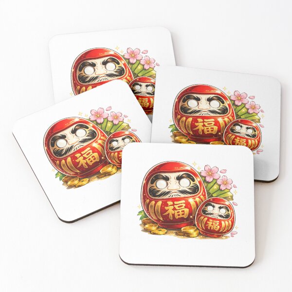 Item preview, Japanese Daruma Doll Good Luck Charm designed and sold by Aryabek.