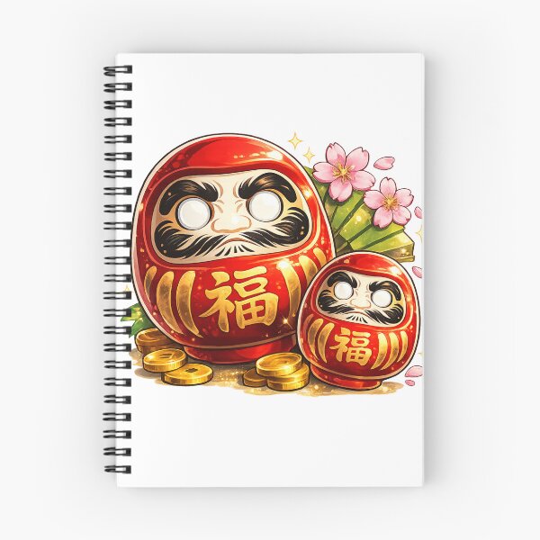 Item preview, Japanese Daruma Doll Good Luck Charm designed and sold by Aryabek.