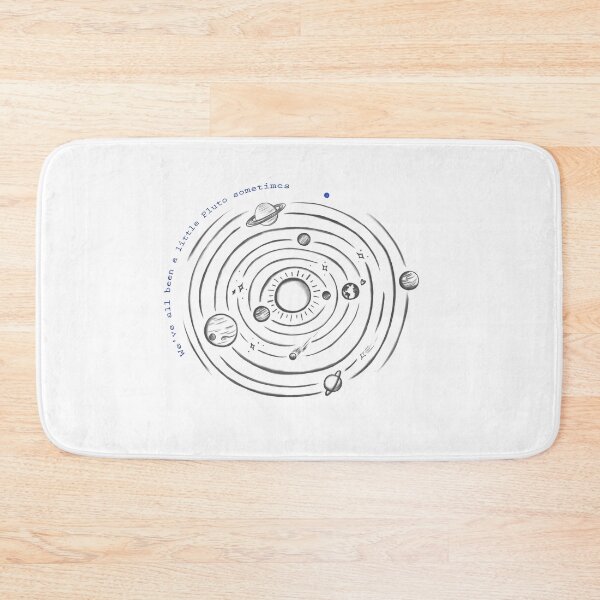 Item preview, We've All Been A Little Pluto Sometimes - Funny Relatable Space Doodle designed and sold by Tattyarts.