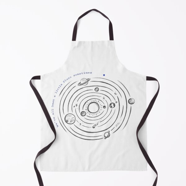 Item preview, We've All Been A Little Pluto Sometimes - Funny Relatable Space Doodle designed and sold by Tattyarts.
