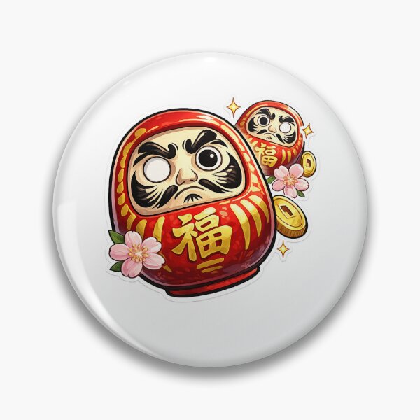 Item preview, Red Daruma Good Fortune Japanese Symbol designed and sold by Aryabek.