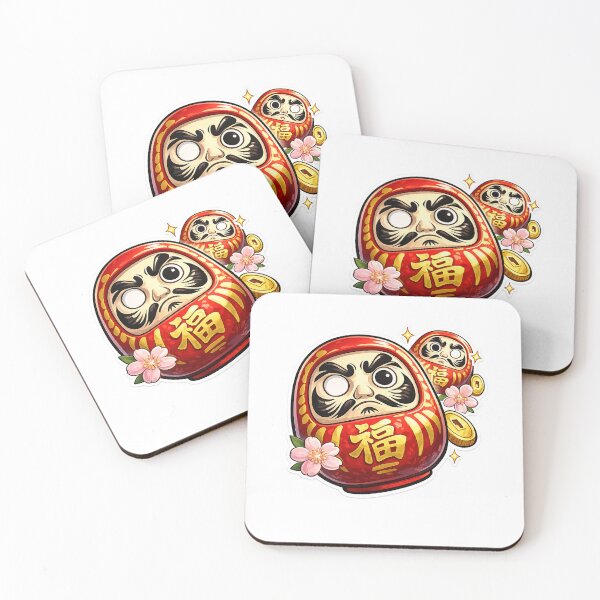 Item preview, Red Daruma Good Fortune Japanese Symbol designed and sold by Aryabek.