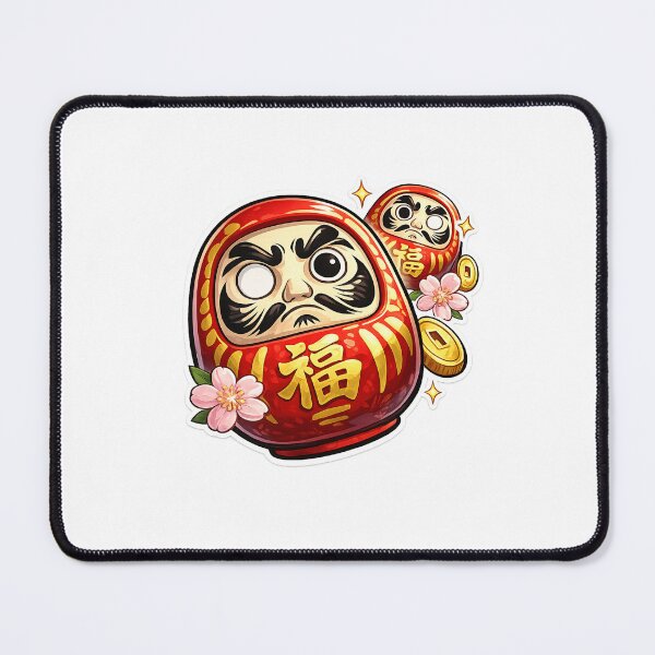 Item preview, Red Daruma Good Fortune Japanese Symbol designed and sold by Aryabek.