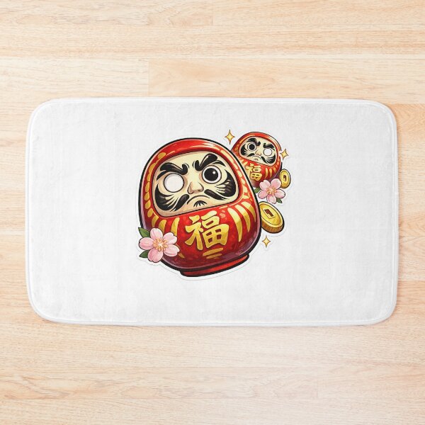 Item preview, Red Daruma Good Fortune Japanese Symbol designed and sold by Aryabek.
