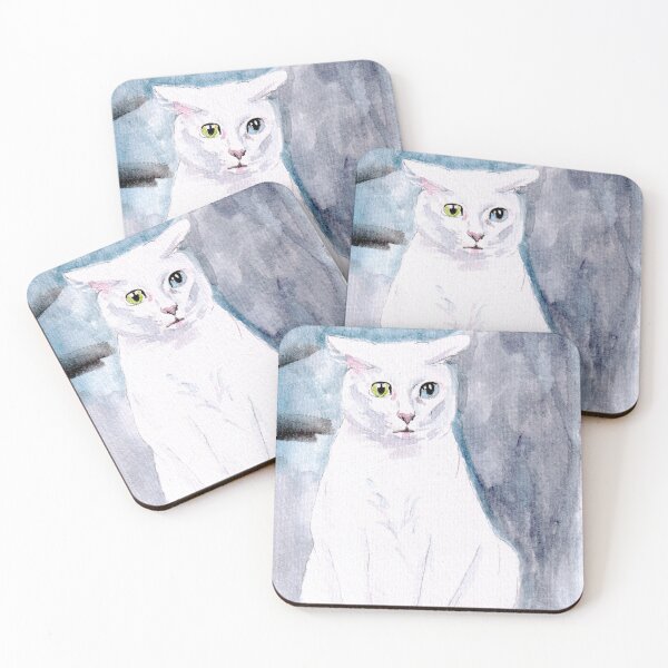 Item preview, Heterochromia Kitty designed and sold by LisaByHand.