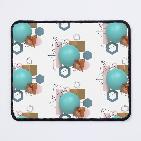 Item preview, Modern 3D Geometric Shapes Design designed and sold by PriyankaSonara.