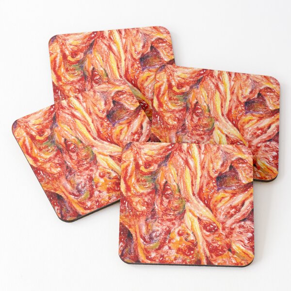 Item preview, The Spicy Soul: Crayon Kimchi Still Life designed and sold by QamarART Paintings.