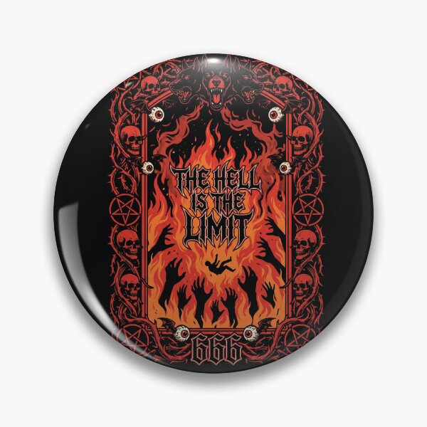 Item preview, The Hell Is The Limit Metal Art designed and sold by AdyKurniawan.