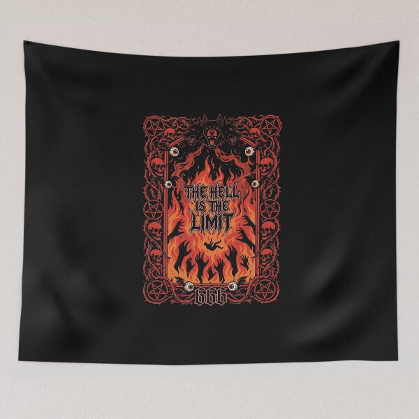Item preview, The Hell Is The Limit Metal Art designed and sold by AdyKurniawan.
