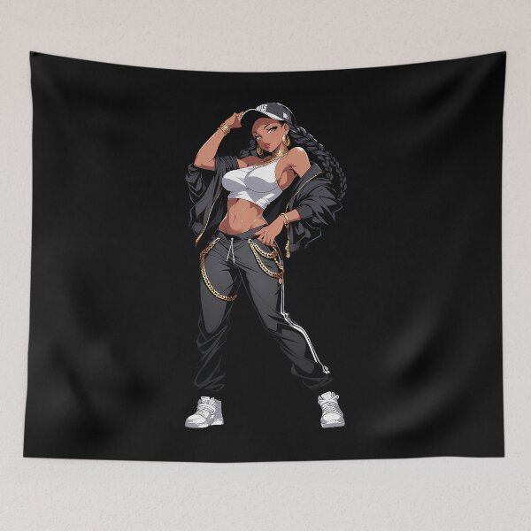 Item preview, Elegance In Ebony Hip-Hop Beauty designed and sold by Usman Afzal.