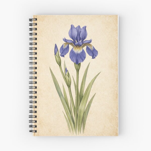 Item preview, Blue Iris Vintage Botanical Print - Antique Iris Wall Art designed and sold by Darlin8888.