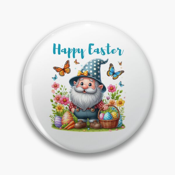 Item preview, Happy Easter Whimsical Gnome With Easter Eggs Basket Easter 2026 Egg Hunting  designed and sold by FunnySunny T-Shirts.