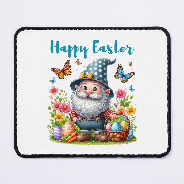 Item preview, Happy Easter Whimsical Gnome With Easter Eggs Basket Easter 2026 Egg Hunting  designed and sold by FunnySunny T-Shirts.