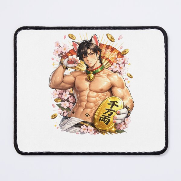 Item preview, Golden Maneki Neko Catboy Yaoi Lucky Coin Gay designed and sold by Aryabek.