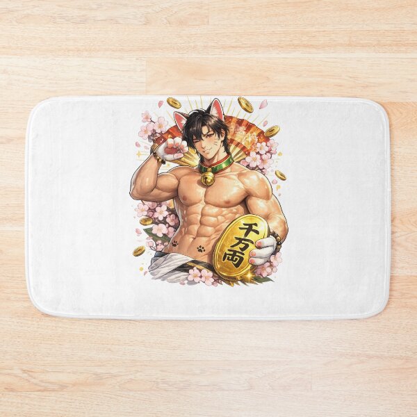 Item preview, Golden Maneki Neko Catboy Yaoi Lucky Coin Gay designed and sold by Aryabek.