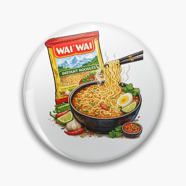 Item preview, Wai Wai Instant Noodles Spicy Ramen Bowl Nepal designed and sold by Aryabek.