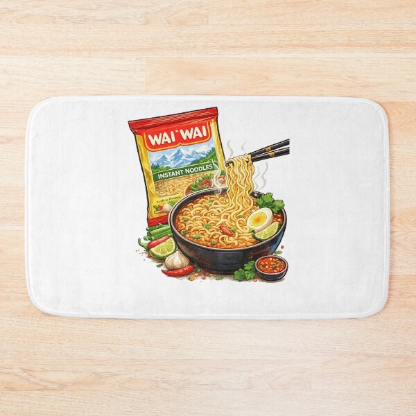 Item preview, Wai Wai Instant Noodles Spicy Ramen Bowl Nepal designed and sold by Aryabek.
