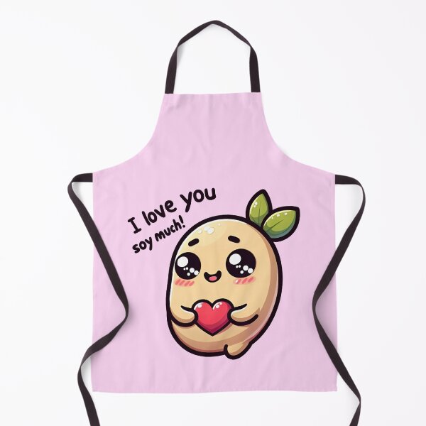 Item preview, I Love You Soy Much! designed and sold by CheekyVeg.