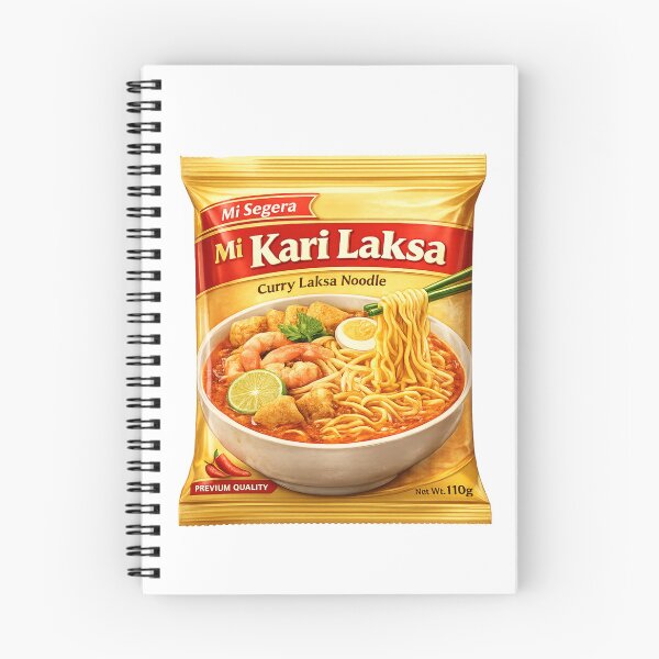 Item preview, Mi Segera Kari Laksa Shrimp Curry Noodles designed and sold by Aryabek.