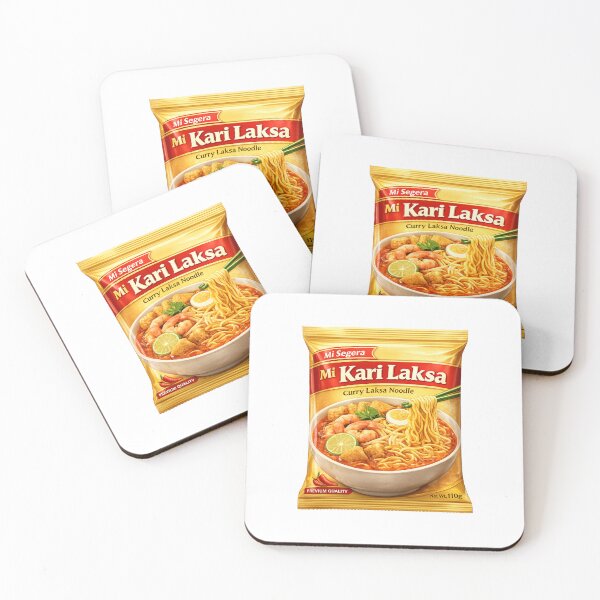 Item preview, Mi Segera Kari Laksa Shrimp Curry Noodles designed and sold by Aryabek.