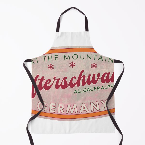 Artikelvorschau, Ofterschwang, Deutschland, Allgäuer Alpen, Ski, strukturiertes Skiabzeichen entworfen und verkauft von Wanderful-roads.