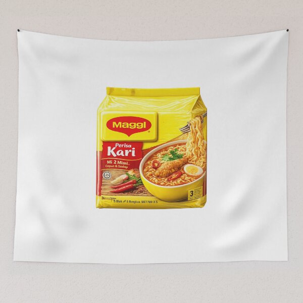 Item preview, Maggi Kari Curry Instant Noodles Package Malaysia designed and sold by Aryabek.