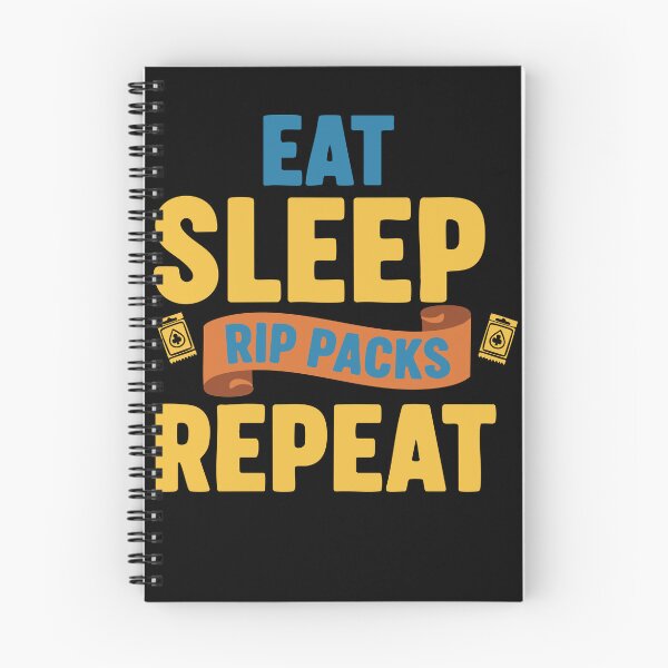 Item preview, Eat Sleep Rip Packs Repeat Trading Card Collector designed and sold by LuminOrb.