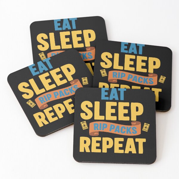 Item preview, Eat Sleep Rip Packs Repeat Trading Card Collector designed and sold by LuminOrb.