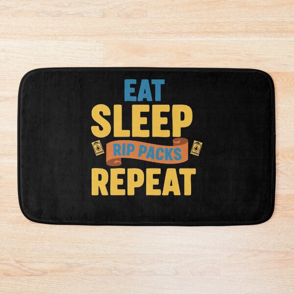 Item preview, Eat Sleep Rip Packs Repeat Trading Card Collector designed and sold by LuminOrb.