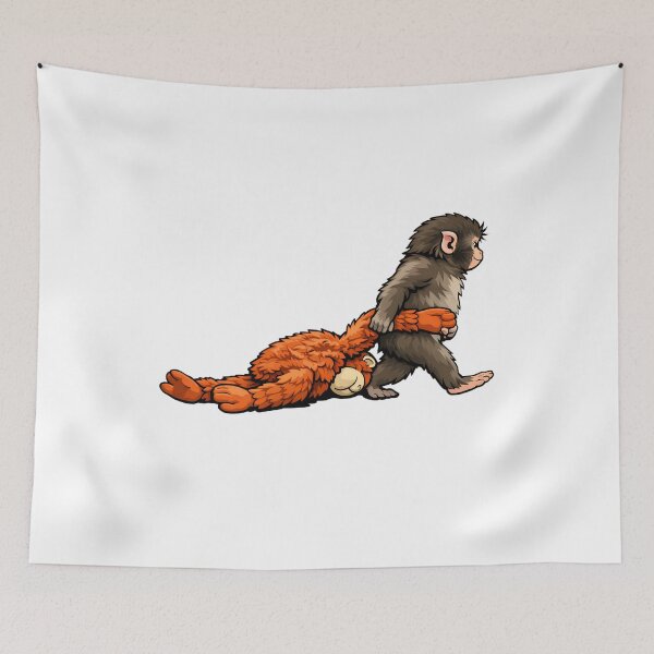 Item preview, Punch-kun & Plush Monkey — Punch Money Meme Graphic designed and sold by Har-vee.