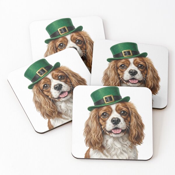 Item preview, St. Patrick's King Charles Spaniel designed and sold by KC's.