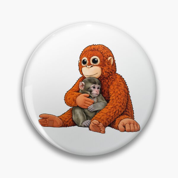 Item preview, Punch-kun & Plush Monkey — Unexpected Friendship Meme Graphic designed and sold by Har-vee.