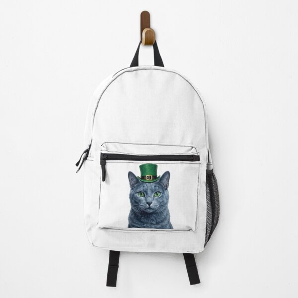 Item preview, St. Patrick's Russian Blue Cat designed and sold by KC's.