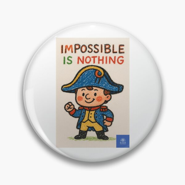 Item preview, Cute Inspiring Napoleon Art: Impossible Is Nothing designed and sold by waon-art-japan.