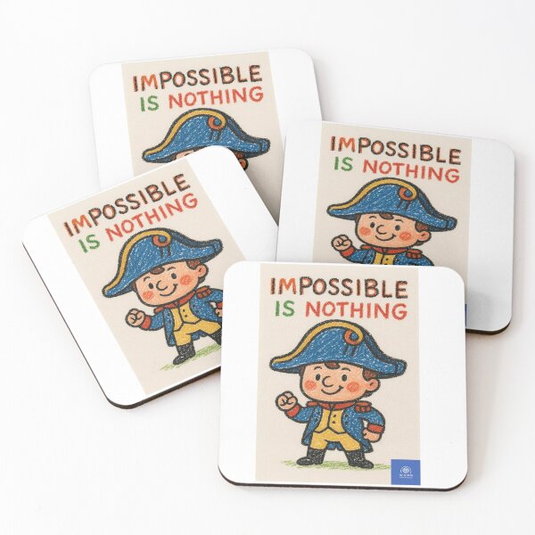 Item preview, Cute Inspiring Napoleon Art: Impossible Is Nothing designed and sold by waon-art-japan.
