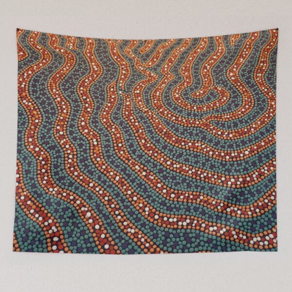 Item preview, Aboriginal Inspired Art - With Lava Snakes designed and sold by GrinGalore.