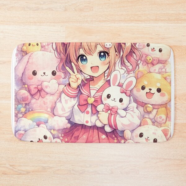 Item preview, Cute Kawaii Anime Girl Phone Case designed and sold by Pond21.