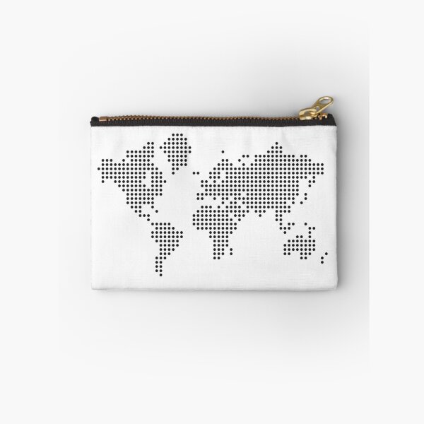 Item preview, World map abstract dots designed and sold by SundB.