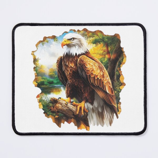 Item preview, Eagle Wildlife Nature Art Illustration designed and sold by Steele-Art.