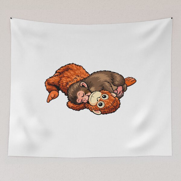 Item preview, Punch-kun & Plush Monkey — Chaotic Sleep Meme Graphic designed and sold by Har-vee.