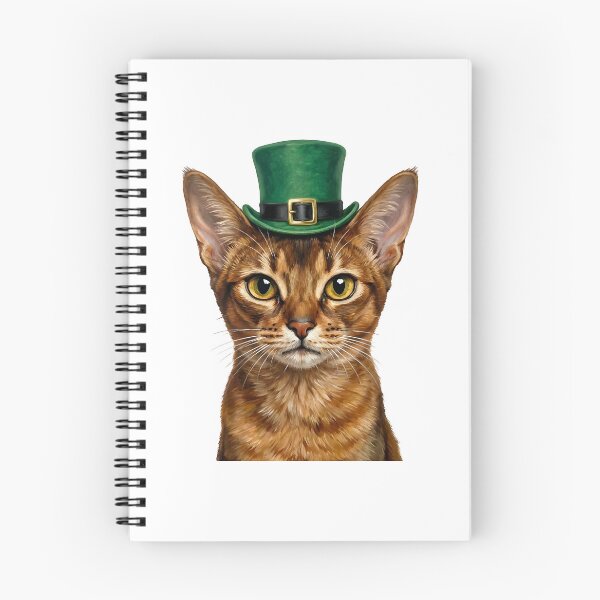 Item preview, St. Patrick's Abyssinian Cat designed and sold by KC's.