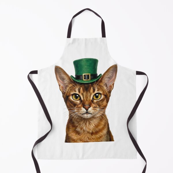 Item preview, St. Patrick's Abyssinian Cat designed and sold by KC's.