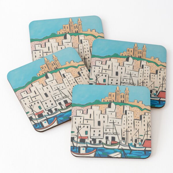 Item preview, Cubist painting from Marseille, France designed and sold by PrintableTravel.