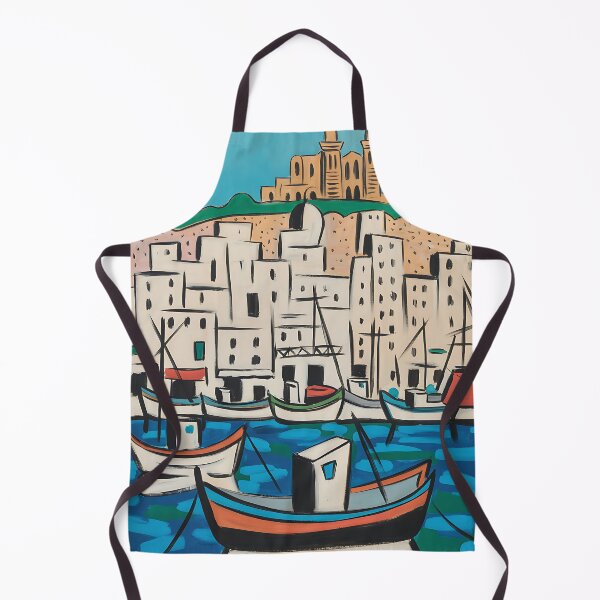 Item preview, Cubist painting from Marseille, France designed and sold by PrintableTravel.