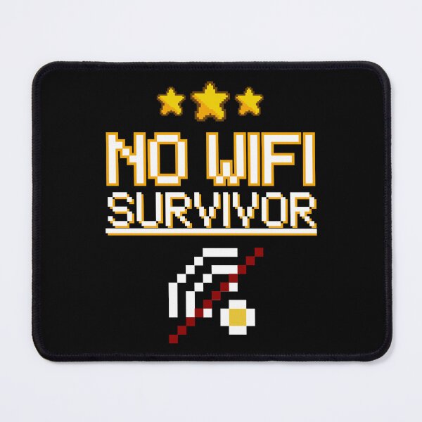Item preview, No WiFi Survivor - Funny 8-Bit Internet Addict Retro Tech Art designed and sold by JB-designstudio.