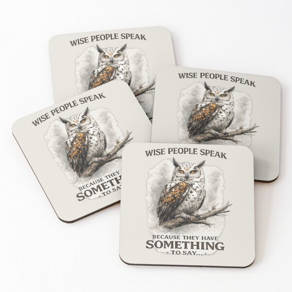 Item preview, Wise owl. Wise  People Speak. Because they have Something to say...  designed and sold by Natart1004.