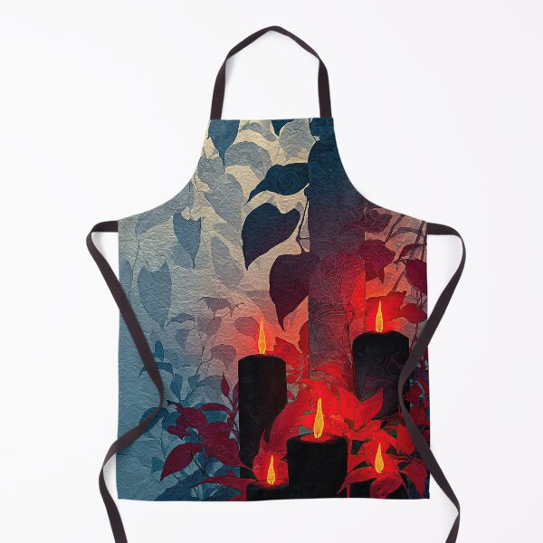 Item preview, Red Candlelight Among the Shadowed Leaves designed and sold by IRRI_3212.