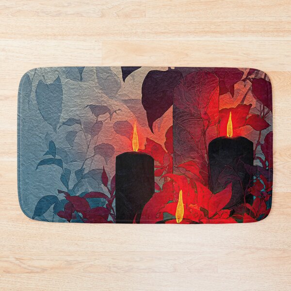 Item preview, Red Candlelight Among the Shadowed Leaves designed and sold by IRRI_3212.