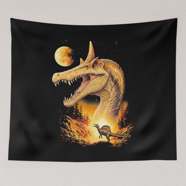 Item preview, Spinosaurus Mirabilis Howling Moon Dinosaur Paleontology designed and sold by GrandeDuc.