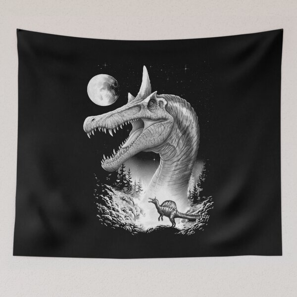 Item preview, Spinosaurus Mirabilis Howling Moon Dinosaur Paleontology designed and sold by GrandeDuc.